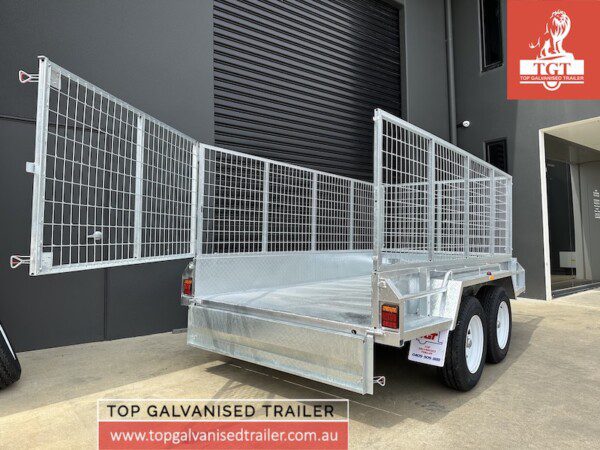 10x5 tandem trailer cage