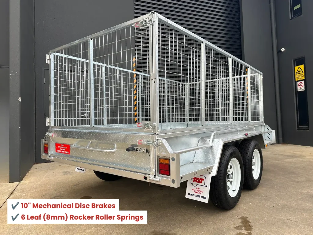 gal trailer with cage