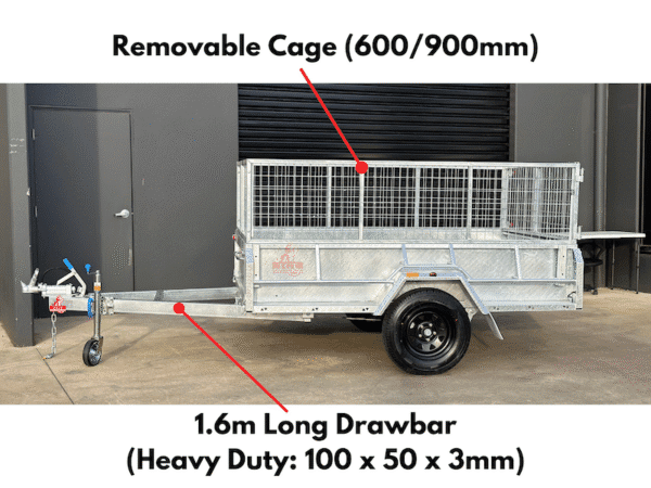 8x5 high sided trailer