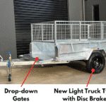 8x5 galvanised trailer
