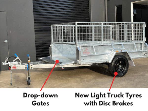 8x5 galvanised trailer