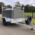 6x4 box trailer with cover