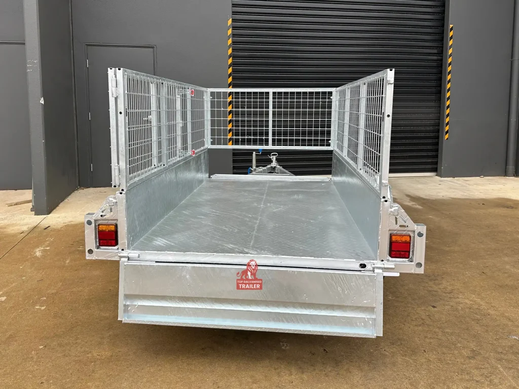 single axle trailer 7x4