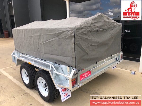 8x5 box trailer galvanised