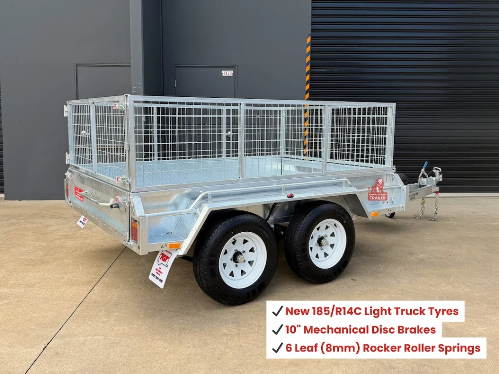 8x5 tandem trailer