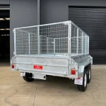 caged trailer