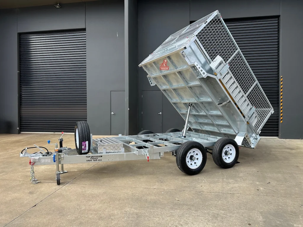 10x6 tipper trailer with ramps
