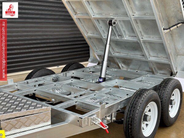 galvanised tipping trailer