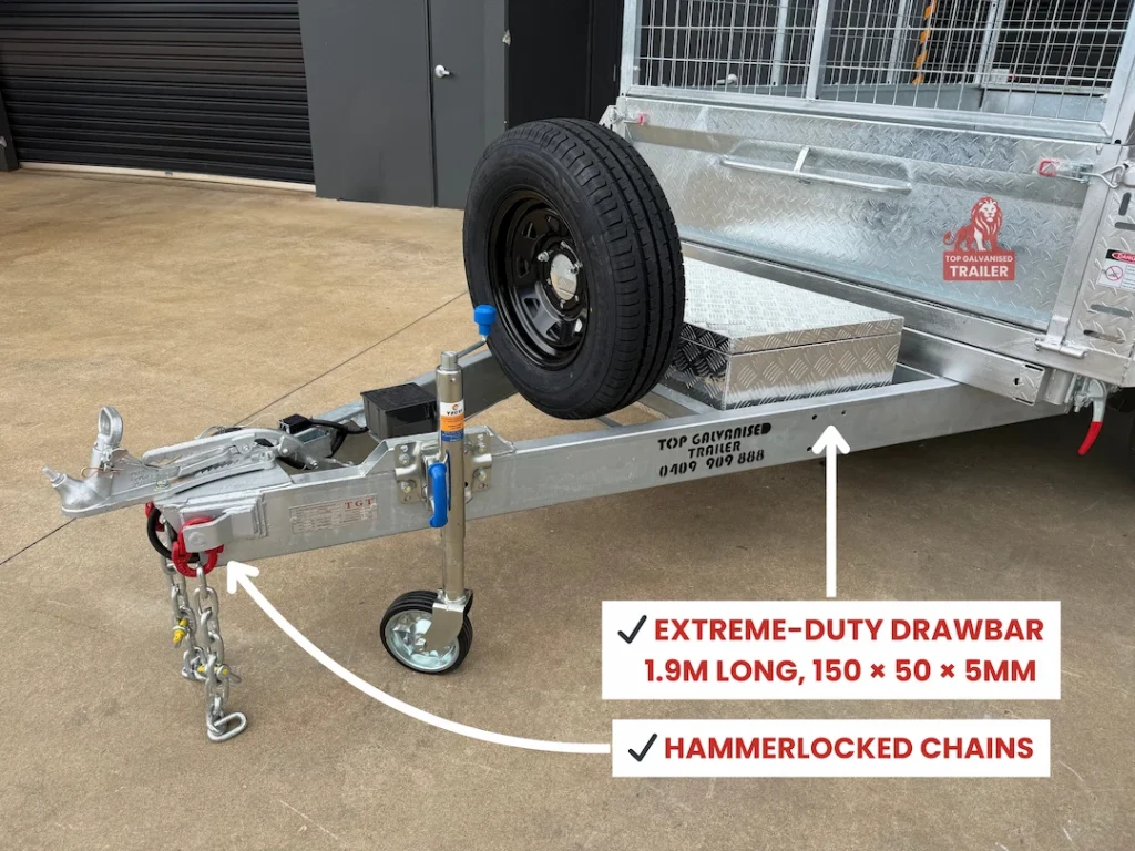 heavy duty drawbar