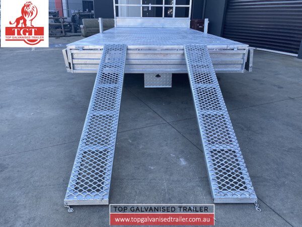 galvanised flat deck trailer