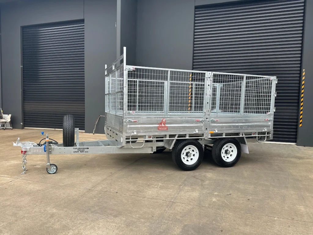 galvanised flat top trailer