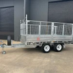 galvanised flat top trailer