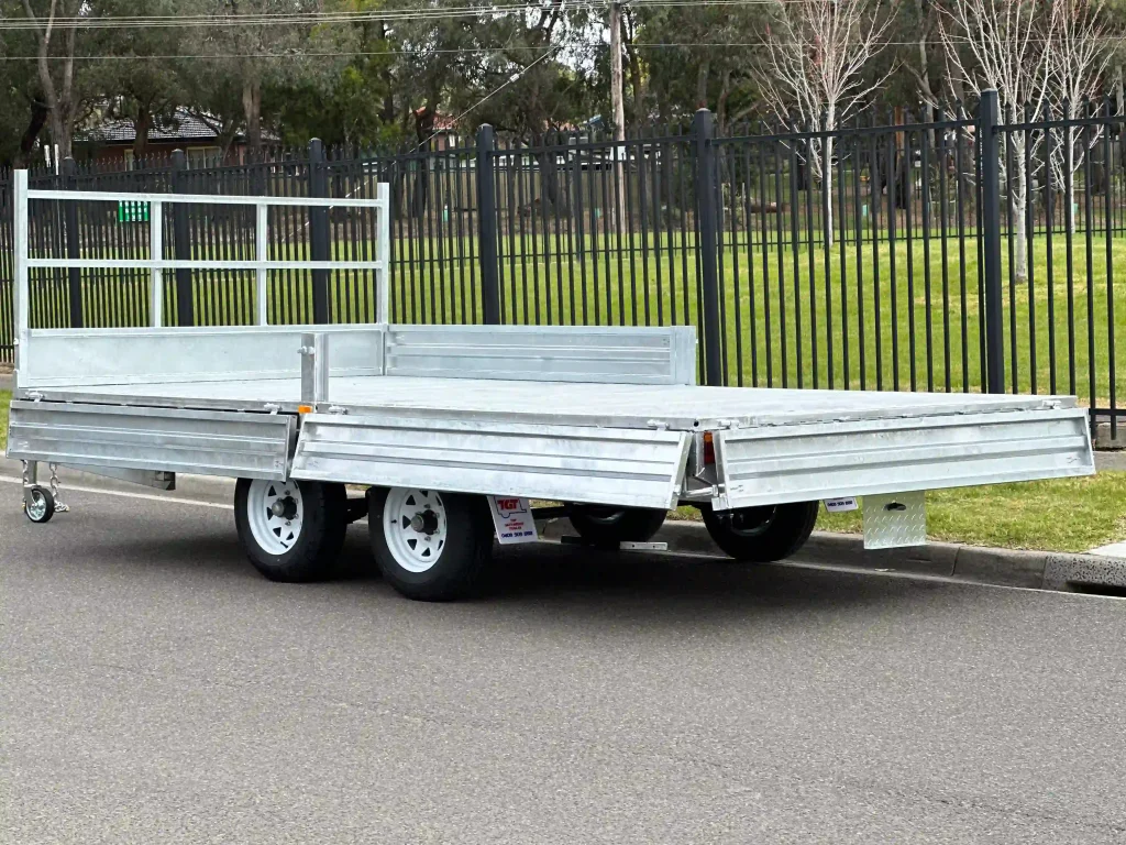 16x8 flat deck trailer