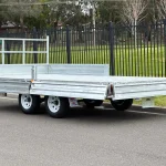 16x8 flat deck trailer