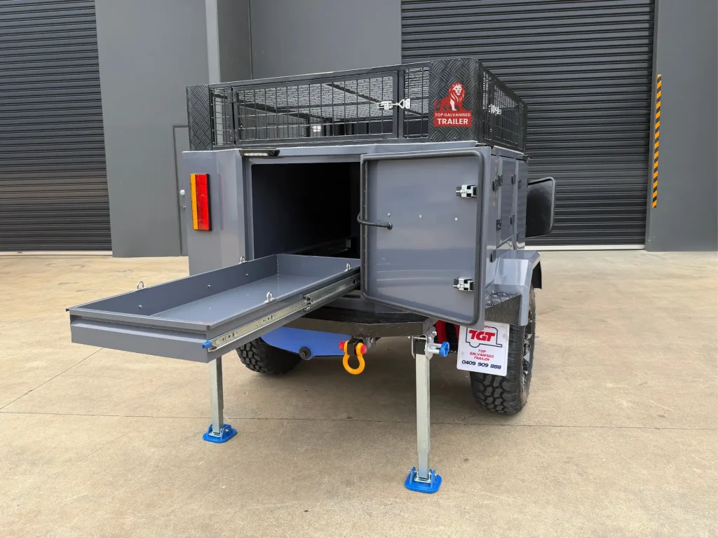 camper trailer with fridge