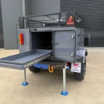 camper trailer with fridge