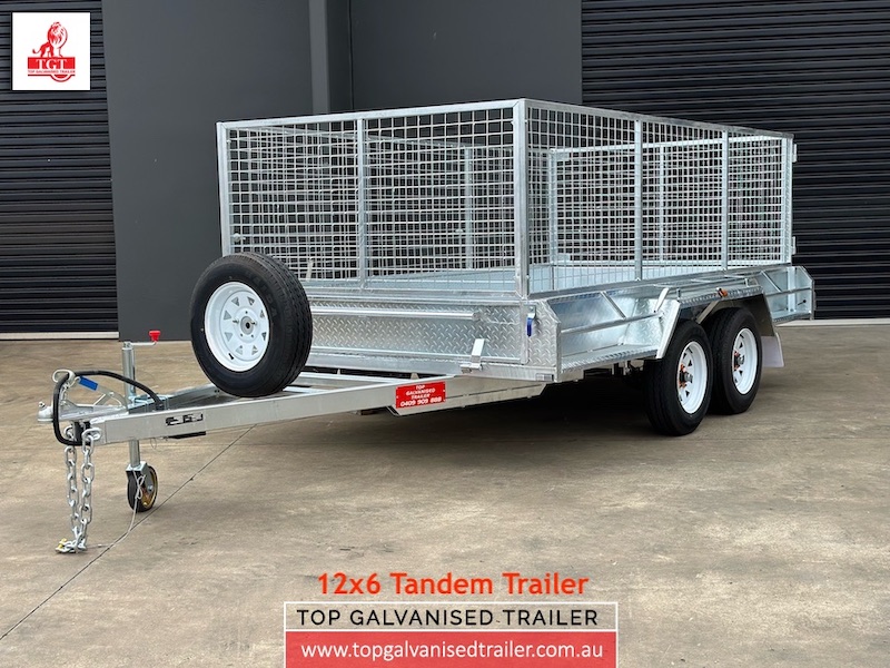 12x6 tandem trailer for sale