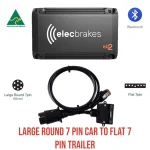 Round to flat plug trailer elecbrakes