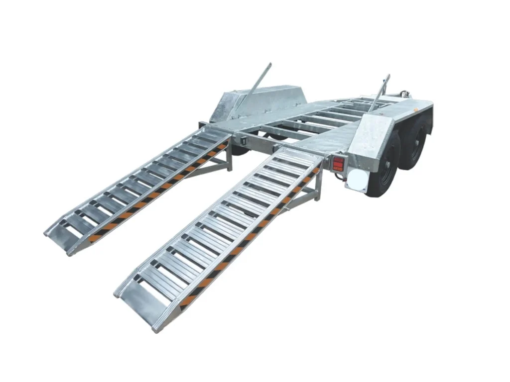 3.5t plant trailer with ramps