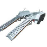3.5t plant trailer with ramps