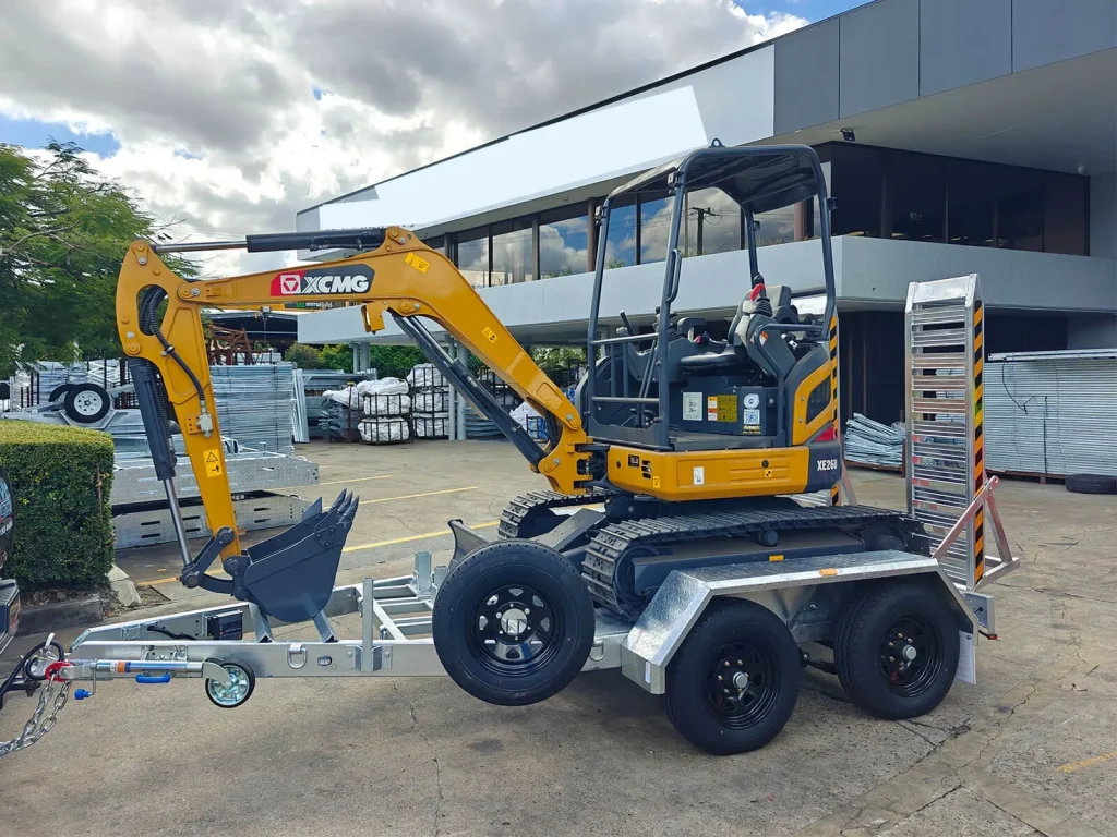 galvanised plant trailer