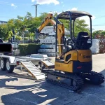 trailer for excavator