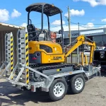 trailer for excavator