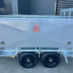 mower trailer with toolbox