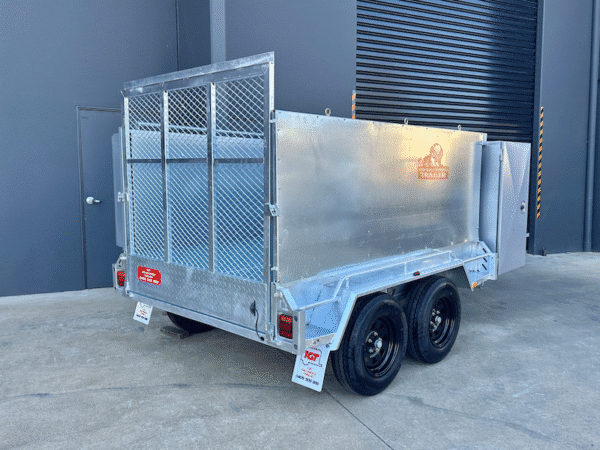 gardening trailer with ramp