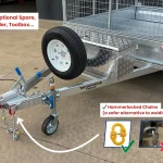 heavy duty trailer drawbar