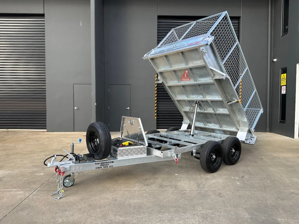 10x5 hydraulic tipper trailer