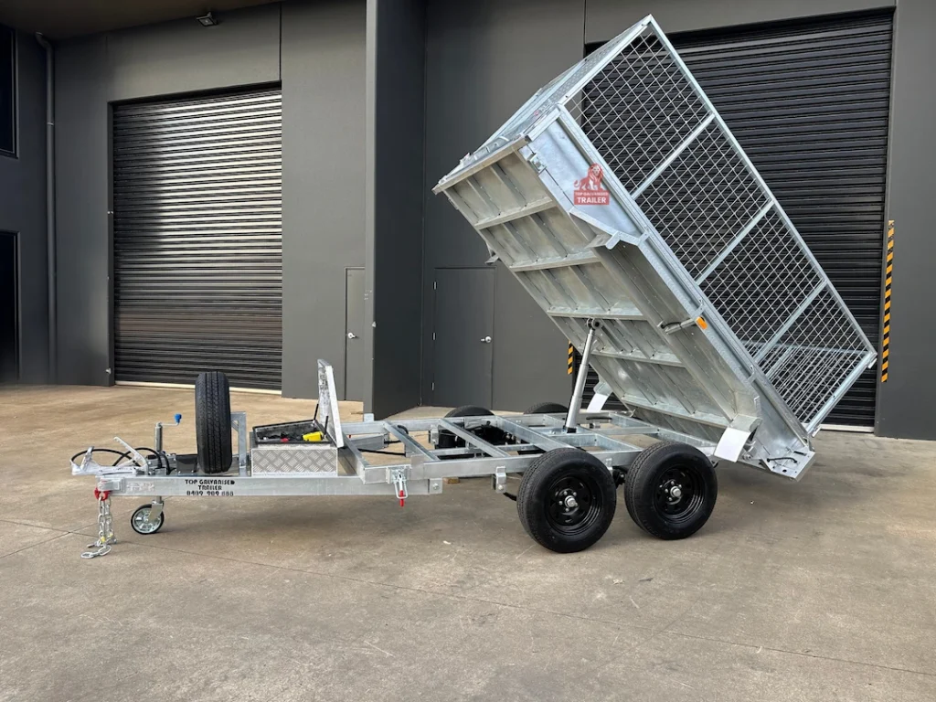 10x5 tipper trailer
