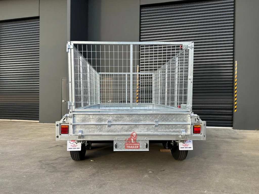 caged trailer