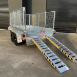 tipper trailer with ramps
