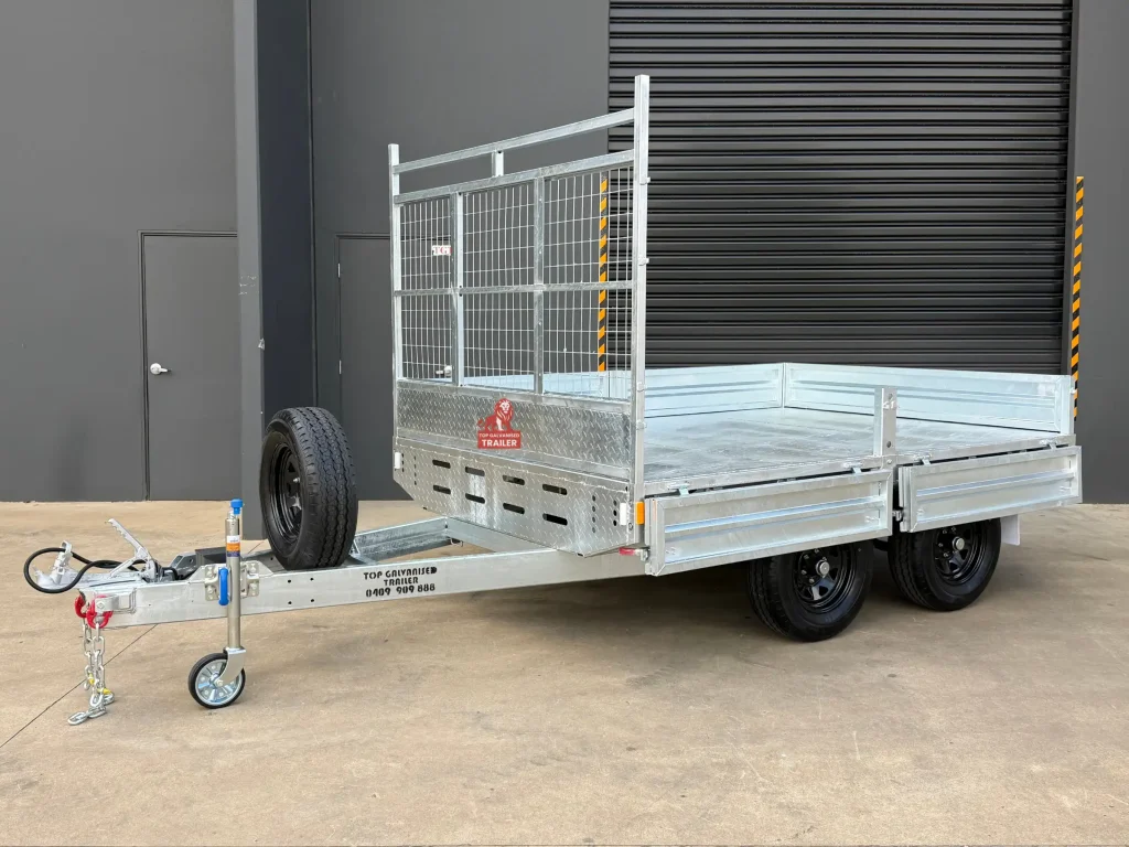 galvanised flat bed trailers