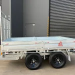 10x7 flat bed trailer