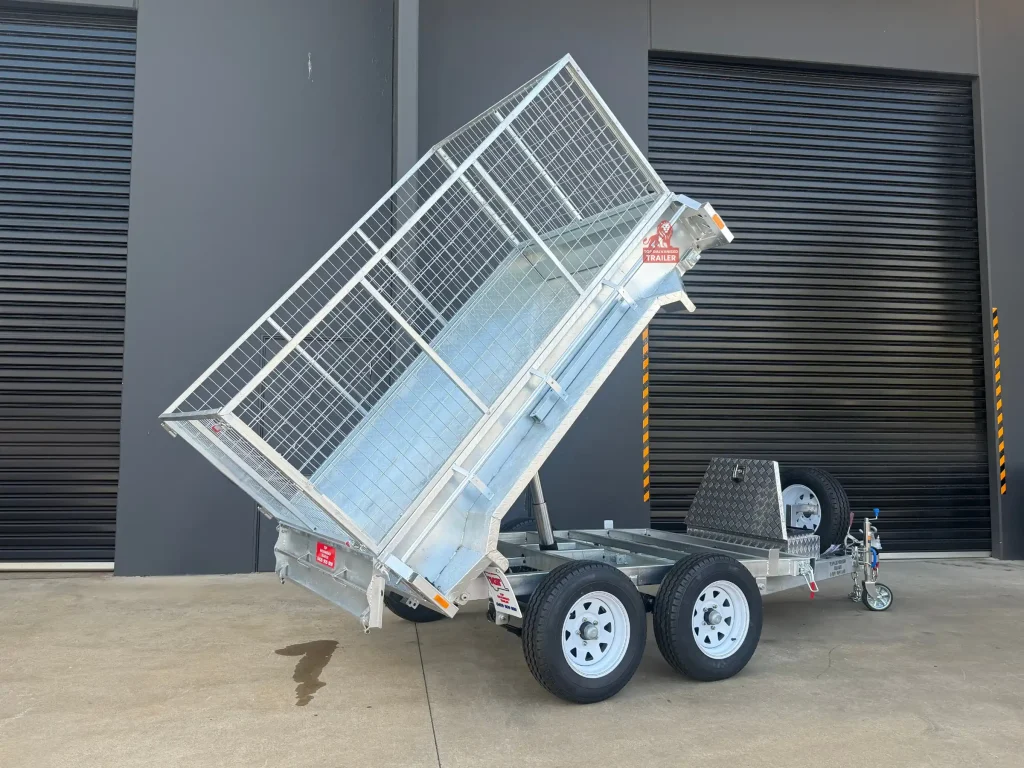 8x5 hydraulic tipper trailer
