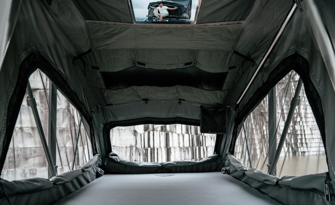 top galvanised trailer roof tents