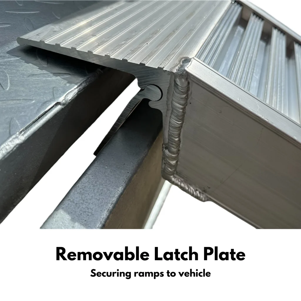 aluminium ramps latch plate