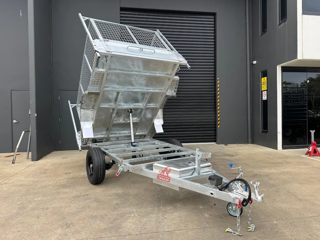 single axle tipper trailer
