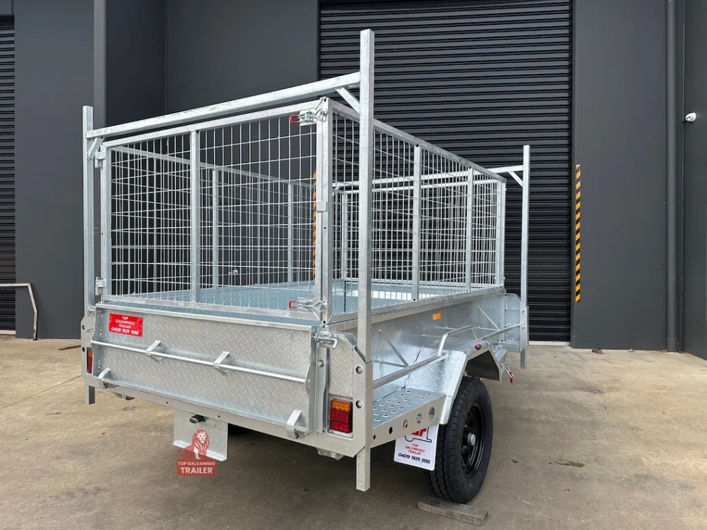 tipper trailer galvanised