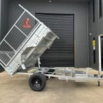single axle tipper trailer