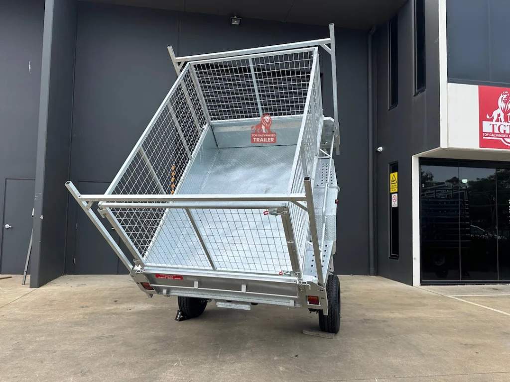 tip trailer single axle
