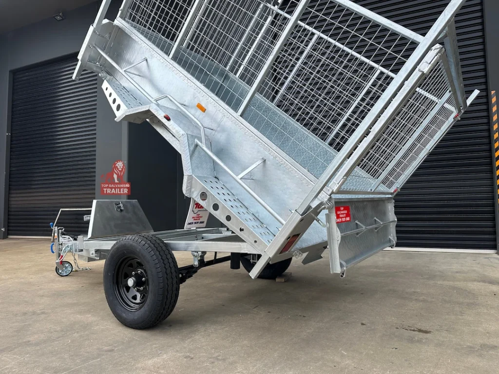 tipping trailer single axle