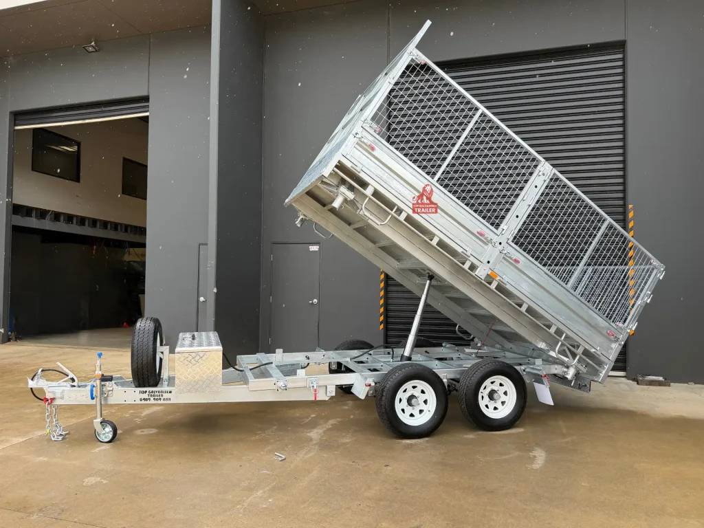 top galvanised trailer