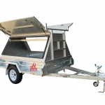 galvanised trailer with canopy for sale
