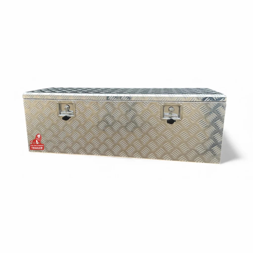 aluminium toolbox with two locks