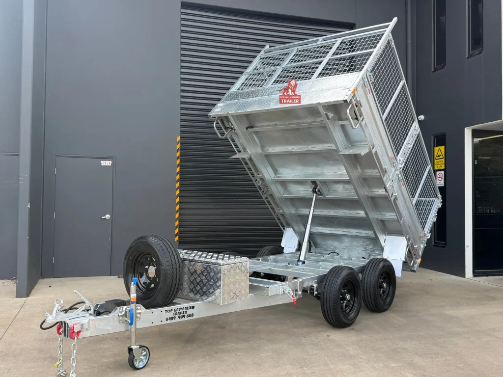 10x7 tipper trailer