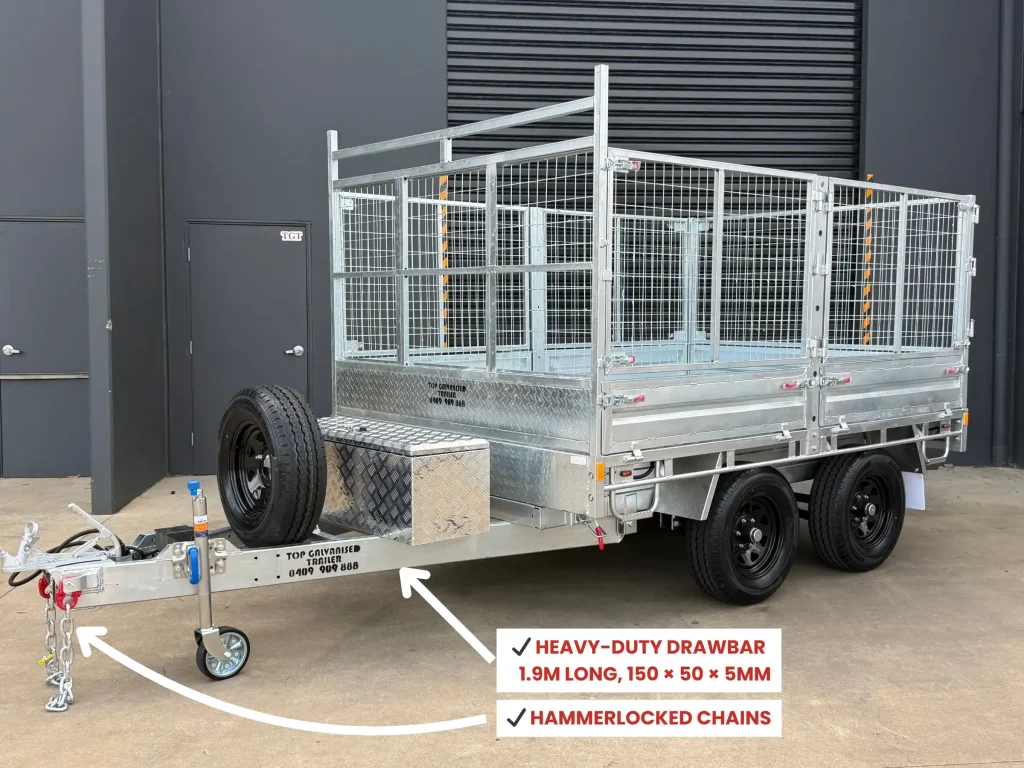 10x7 tipper trailer for sale