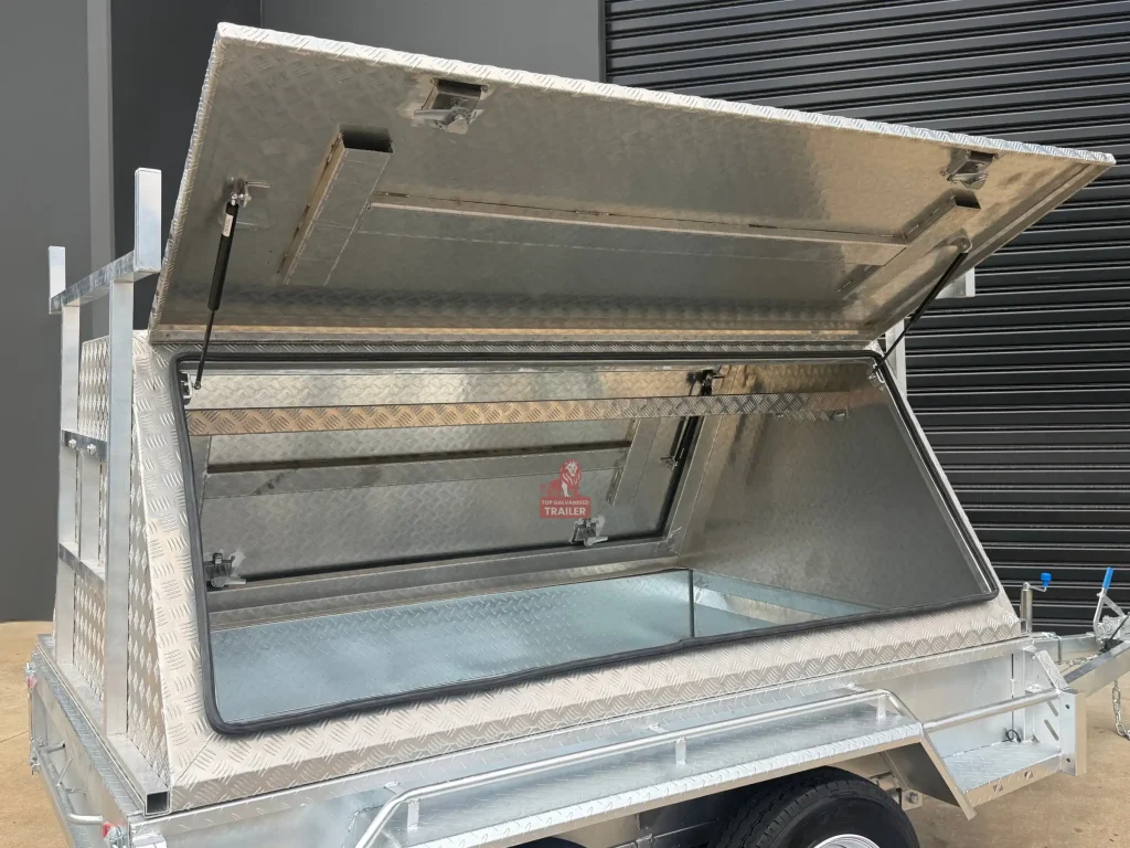 alloy canopy trailer